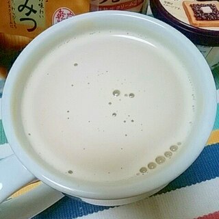 ホッと☆酒粕入りあんみつ風ミルクコーヒー♪